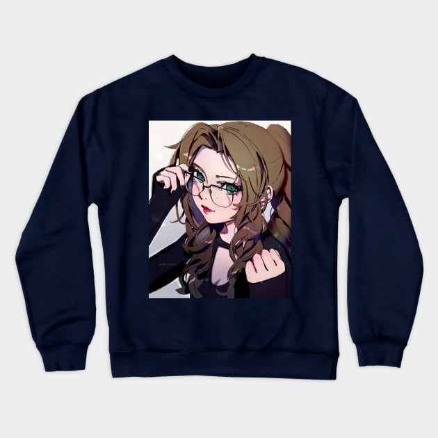 Glasses Aerith Crewneck Sweatshirt by dat_cravat